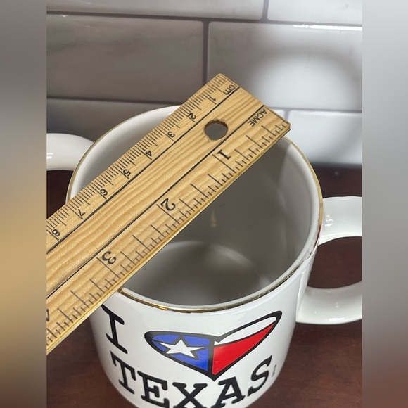 I Love TEXAS Set of Two Coffee Mugs - Picture 9 of 10